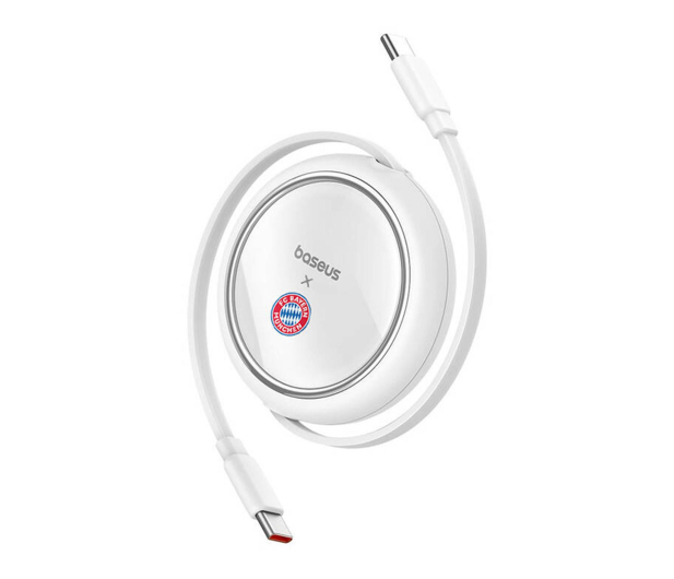 Baseus Free2Pull Cable C to C 100W 1m White Bayern - 1348108 - zdjęcie 2